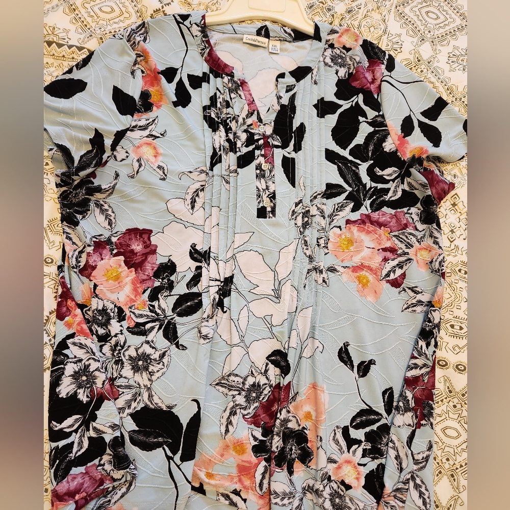 Floral Print Women's Top